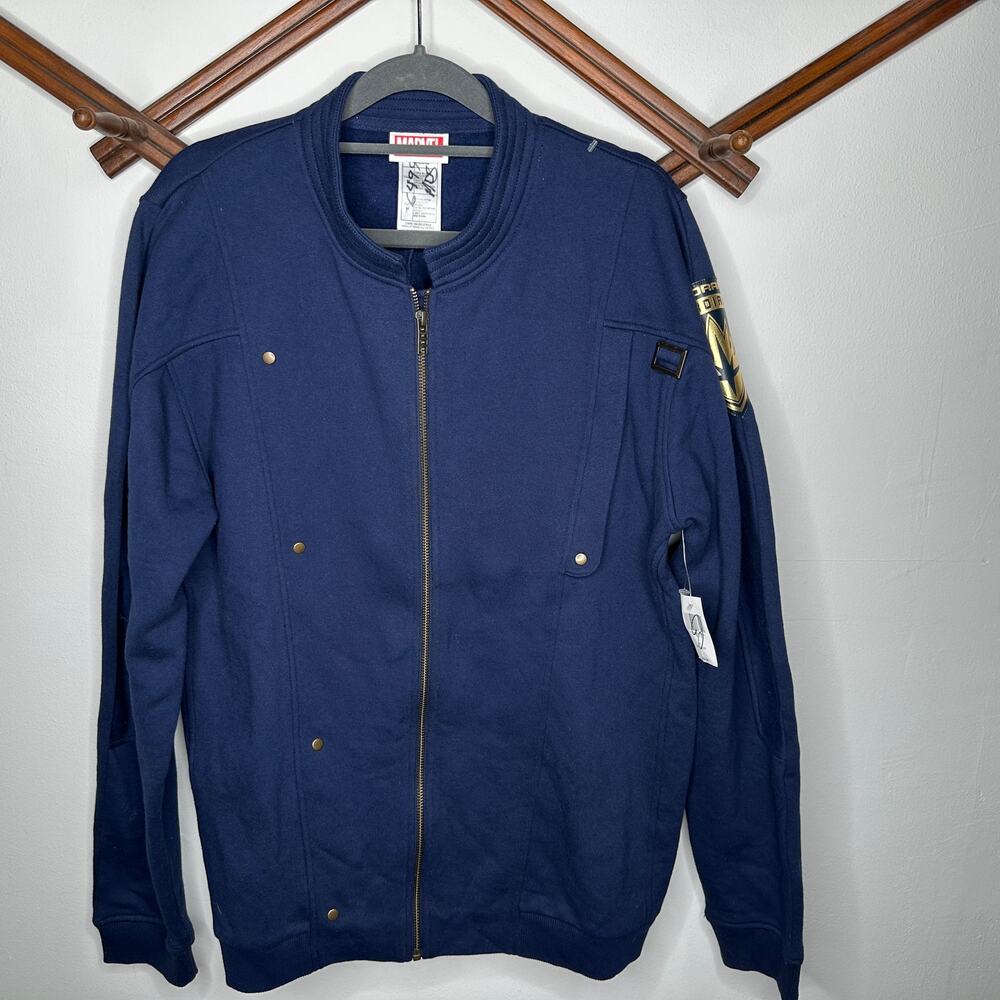 NEW Disney Marvel Guardians of the Galaxy Navy Blue Zip Jacket